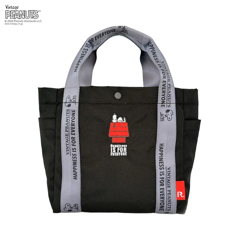 ROOTOTE PEANUTS  IP.デリ.ピーナッツ-1D/BK